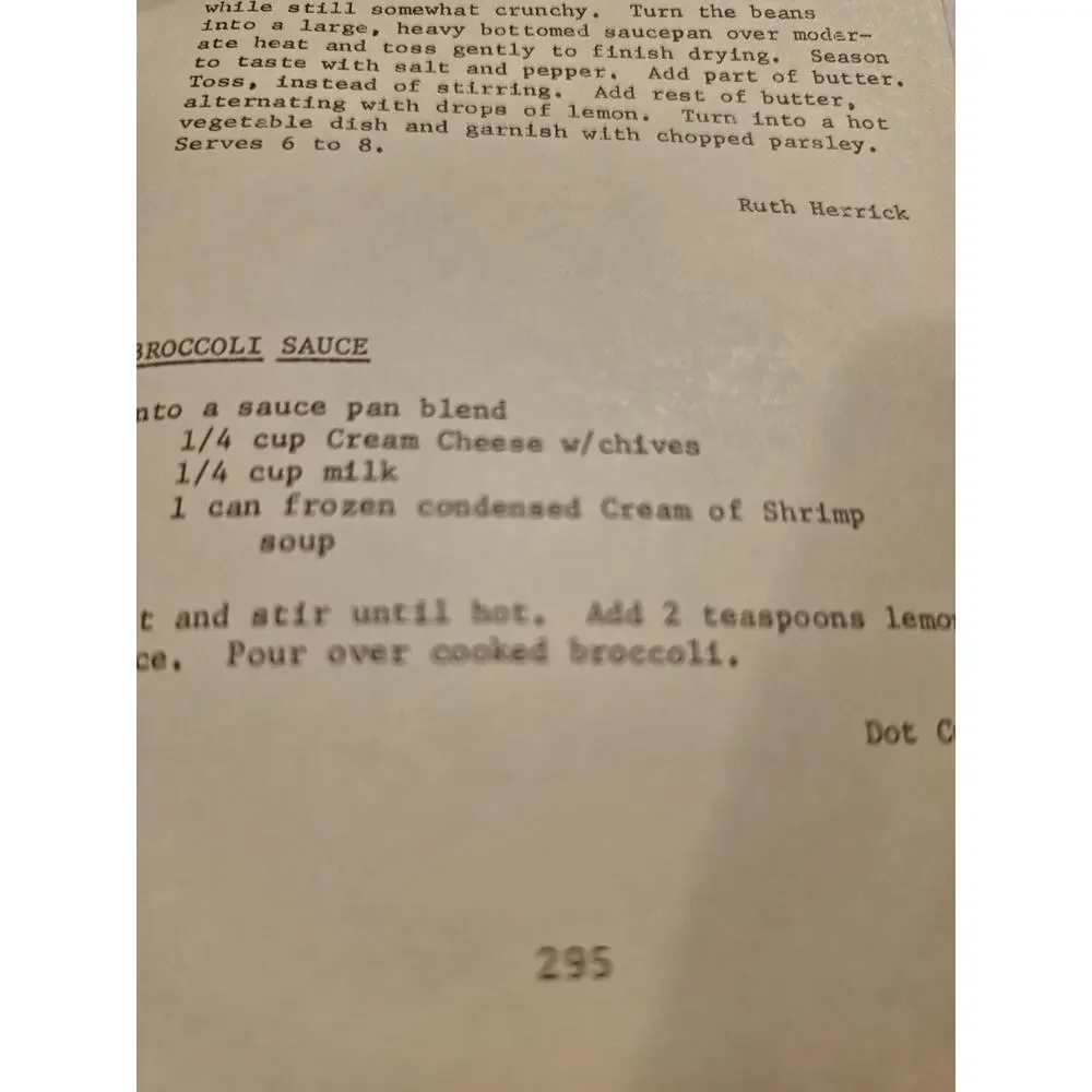 Palma Ceia Cooks 1979 Tampa Florida United Methodist Church